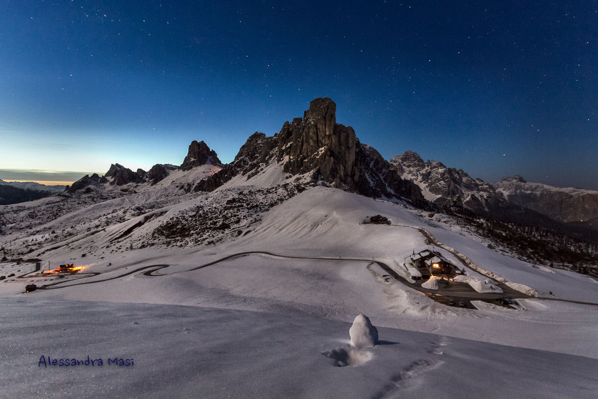 notte al Passo Giau