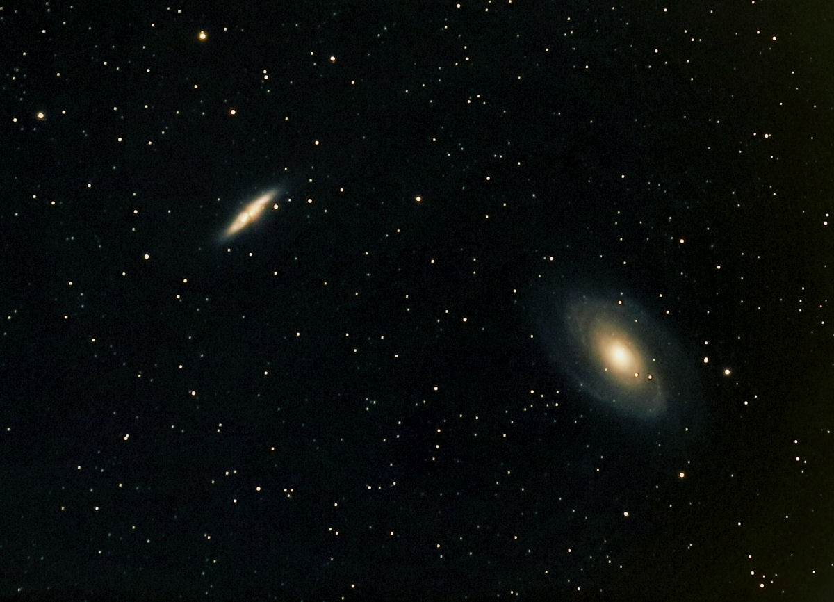le galassie M81 e M82 in Ursa Major