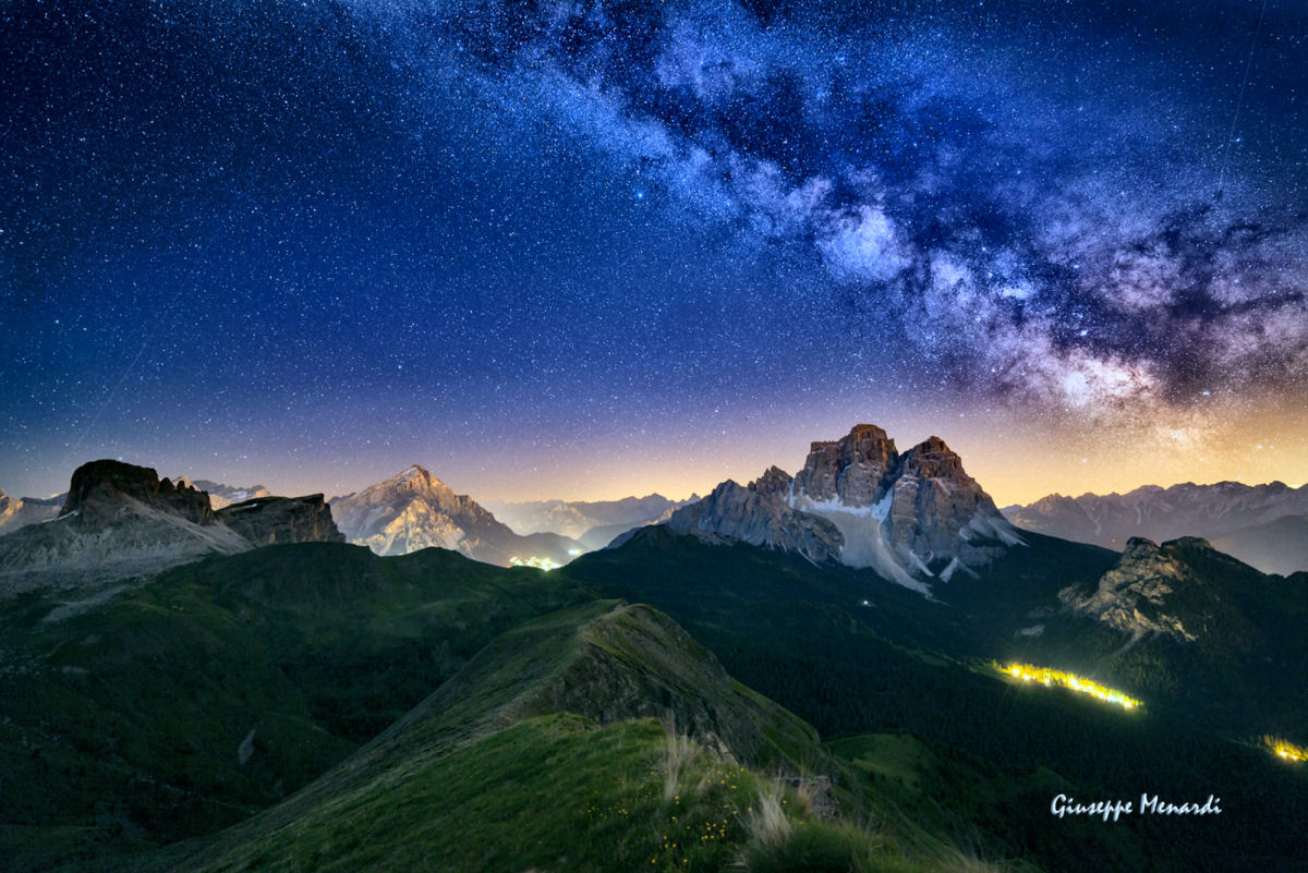 Via Lattea con Pelmo e Antelao