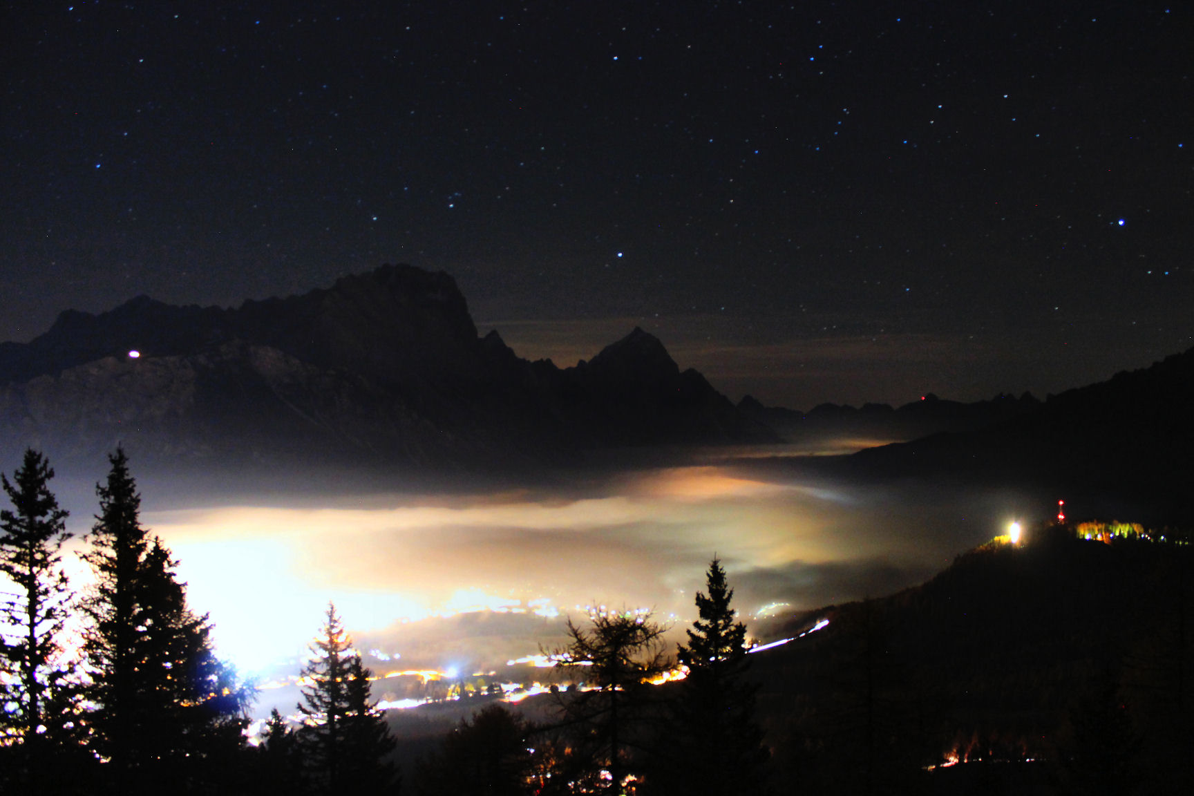 nebbia autunnale in valle
