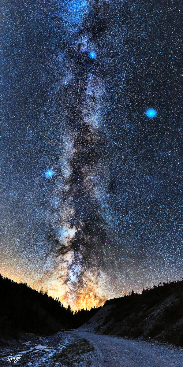 la Via Lattea e le Perseidi
